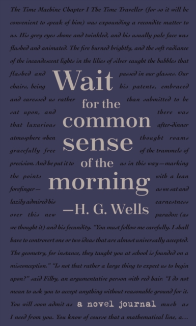 A Novel Journal: H. G. Wells (Compact), Hardback Book