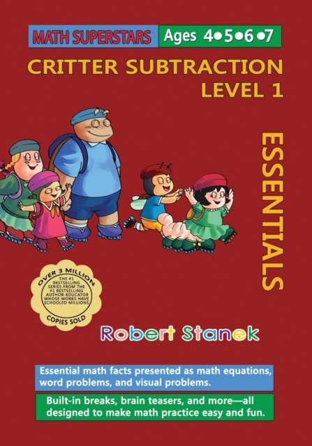 Math Superstars Subtraction Level 1 : Essential Math Facts for Ages 4 - 7, Paperback / softback Book