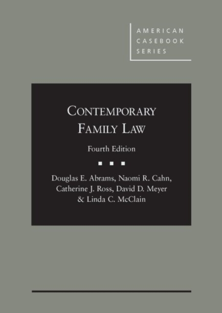 Contemporary Family Law, Hardback Book