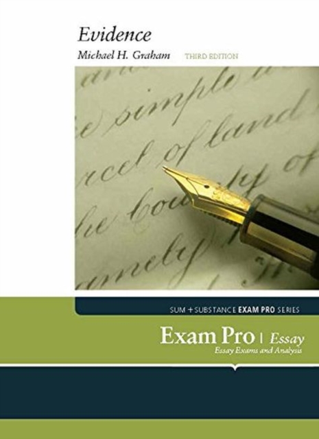 Exam Pro on Evidence, Essay Questions, Paperback / softback Book