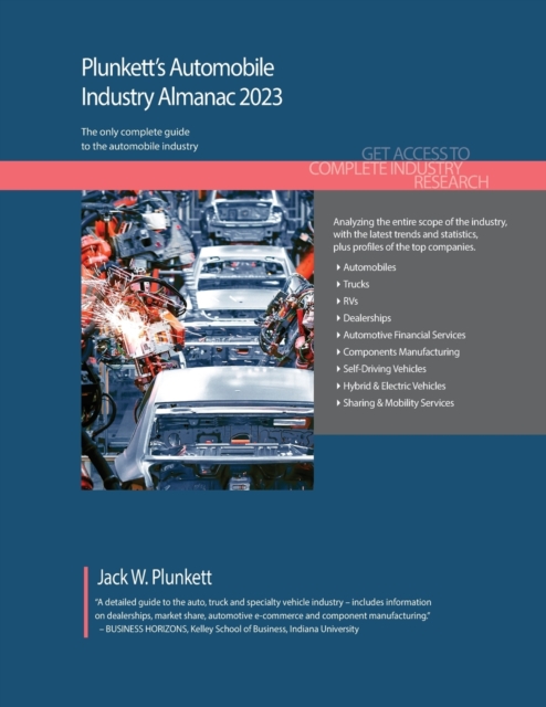 Plunkett's Automobile Industry Almanac 2023, Paperback / softback Book