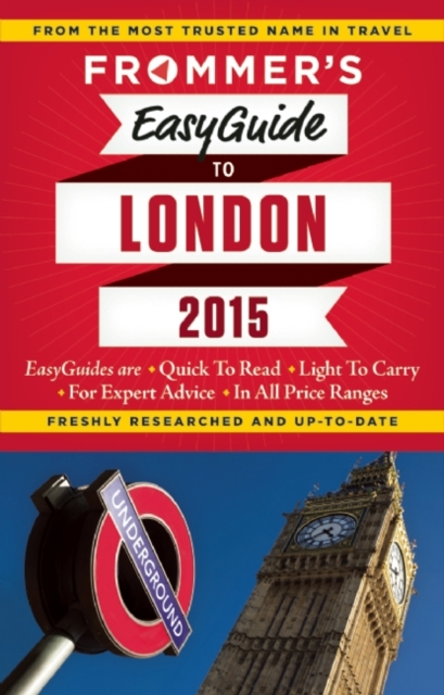 Frommer's EasyGuide to London 2015, Paperback Book