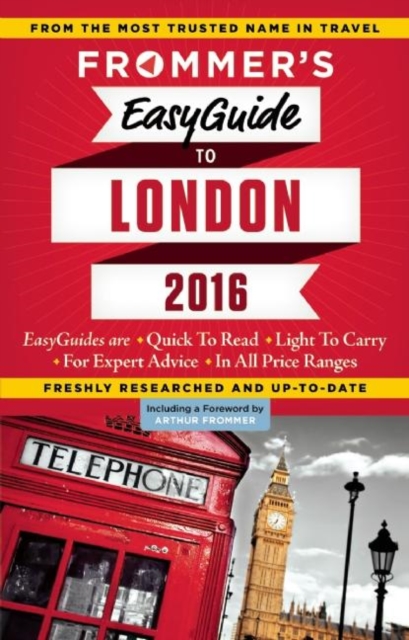 Frommer's EasyGuide to London 2016, Paperback Book