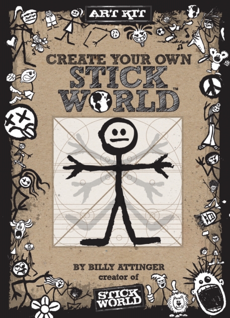Create Your Own Stick World Kit : Includes technique book, pens,  and 80 page drawing journal!, Kit Book