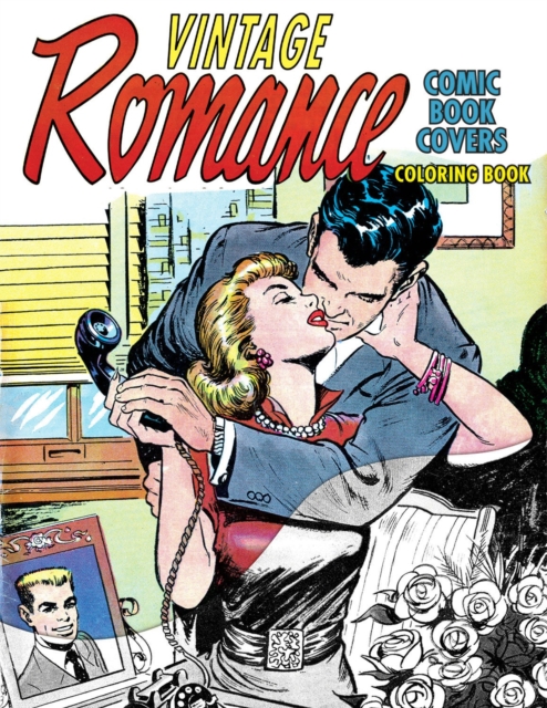 Vintage Romance Comic Book Covers Coloring Book, Paperback / softback Book