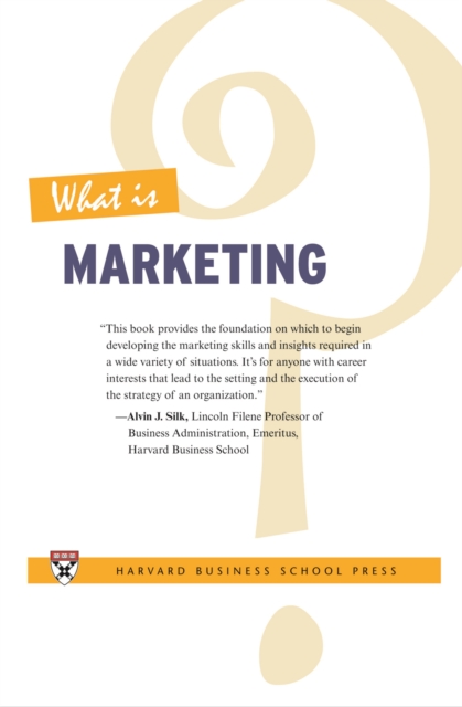 What Is Marketing?, Hardback Book