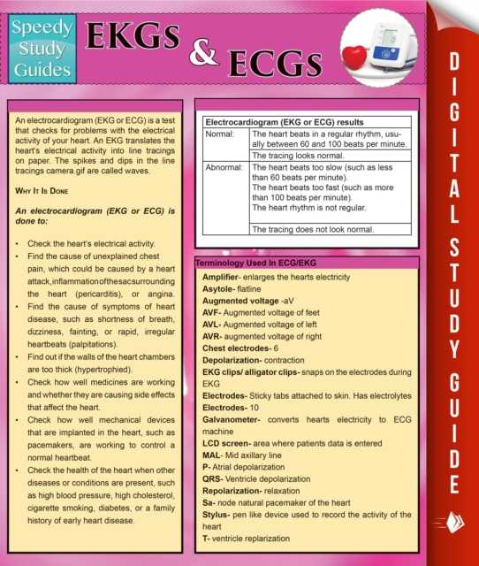 Ekgs And Ecgs (Speedy Study Guides), PDF eBook