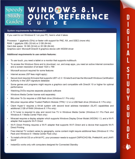 Windows 8.1 Quick Reference Guide (Speedy Study Guides), PDF eBook