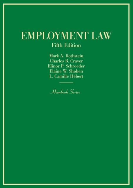 Employment Law, Hardback Book