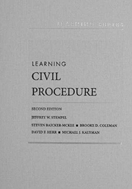 Learning Civil Procedure, Hardback Book