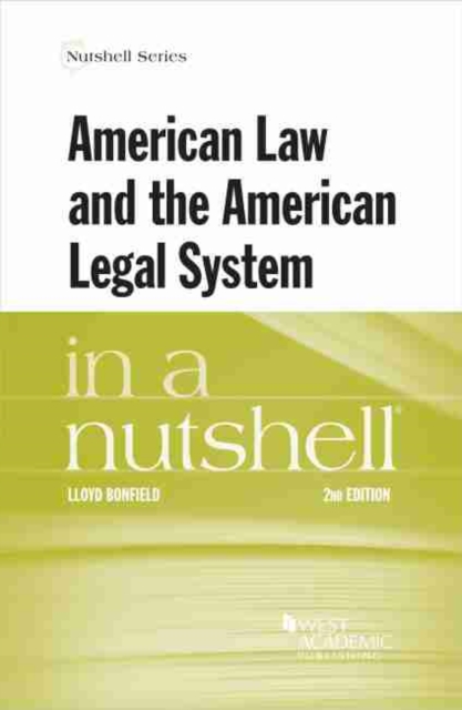 American Law and the American Legal System in a Nutshell, Paperback / softback Book