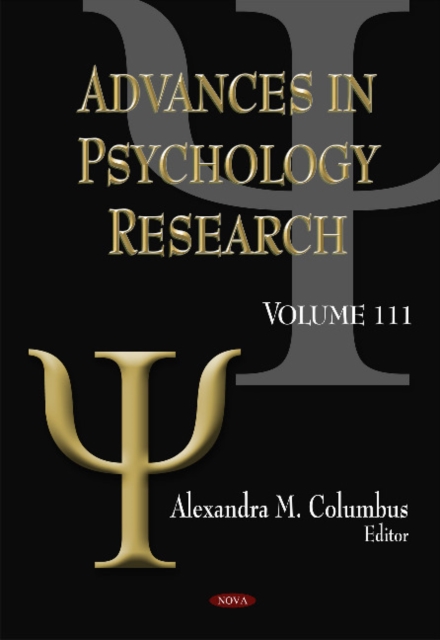 Advances in Psychology Research : Volume 111, Hardback Book