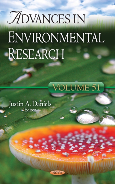 Advances in Environmental Research. Volume 51, PDF eBook