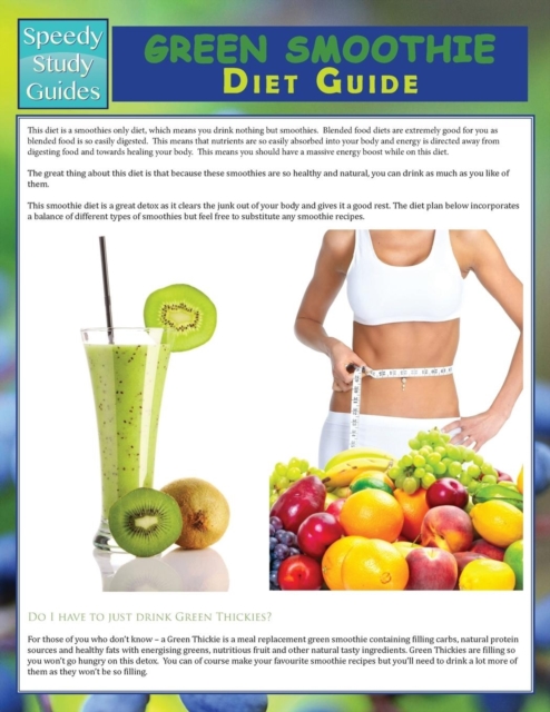 Green Smoothie Diet Guide (Speedy Study Guide), Paperback / softback Book