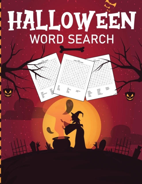 Halloween Word Search : Puzzle Activity Book For Kids and Adults Halloween Gifts, Paperback / softback Book