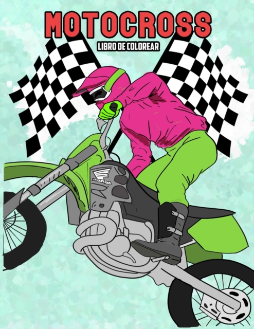 Motocross Libro de Colorear, Paperback / softback Book