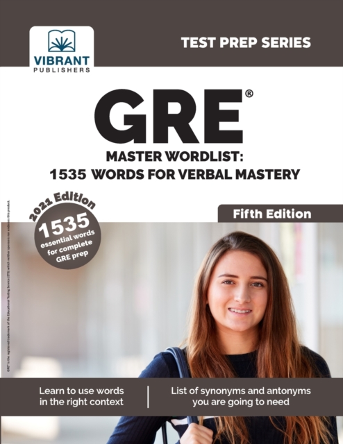 GRE Master Wordlist 1535 Words for Verbal Mastery (Fifth Edition), Paperback / softback Book