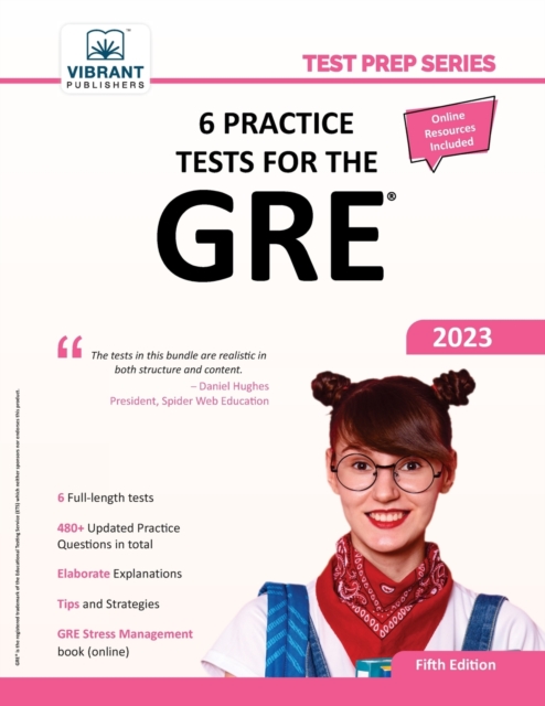 6 Practice Tests for the GRE, Paperback / softback Book