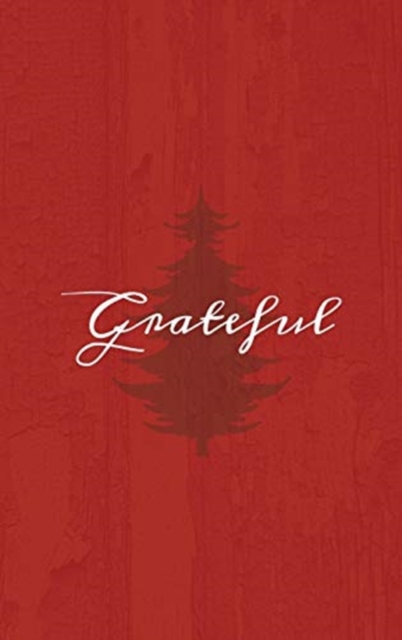 Grateful : A Red Hardcover Decorative Book for Decoration with Spine Text to Stack on Bookshelves, Decorate Coffee Tables, Christmas Decor, Holiday Decorations, Housewarming Gifts, Hardback Book