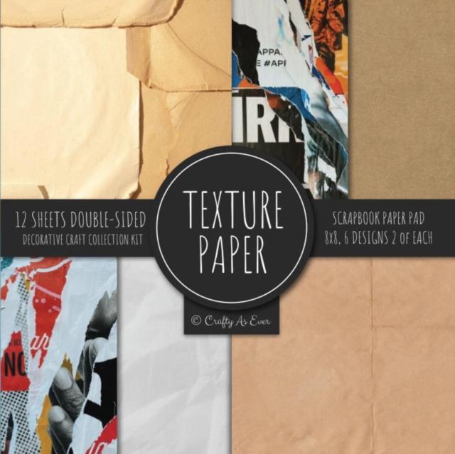 Texture Paper for Collage Scrapbooking : Old Parchment Decorative Paper for Crafting, Paperback / softback Book
