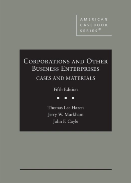 Corporations and Other Business Enterprises : Cases and Materials, CasebookPlus, Hardback Book