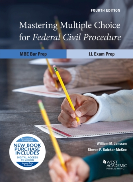Mastering Multiple Choice for Federal Civil Procedure MBE Bar Prep and 1L Exam Prep, Paperback / softback Book