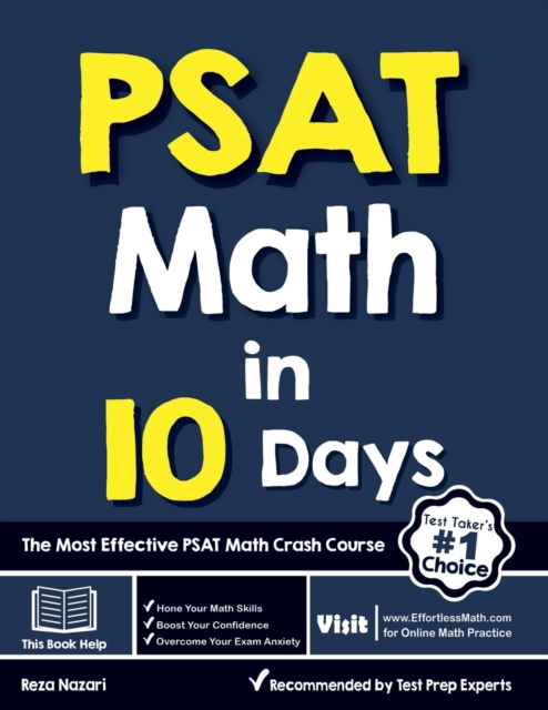 PSAT Math in 10 Days : The Most Effective PSAT Math Crash Course, Paperback / softback Book