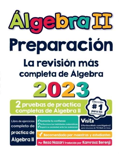 Algebra II Preparacion : La revision mas completa de Algebra II, Paperback / softback Book