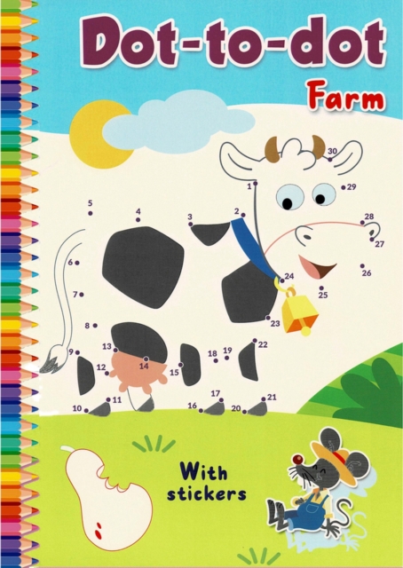 Dot-to-Dot Farm : With stickers, Paperback / softback Book