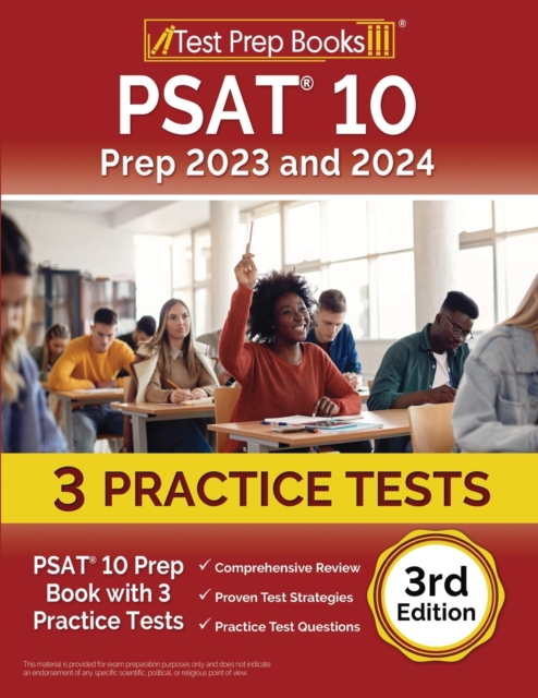 PSAT 10 Prep 2023 and 2024 : PSAT 10 Prep Book with 3 Practice Tests [3rd Edition], Paperback / softback Book