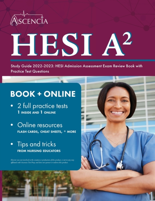 HESI A2 Study Guide 2022-2023 : HESI Admission Assessment Exam Review Book with Practice Test Questions, Paperback / softback Book
