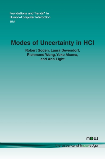 Modes of Uncertainty in HCI, Paperback / softback Book