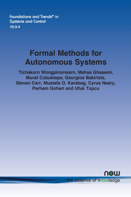 Formal Methods for Autonomous Systems, Paperback / softback Book