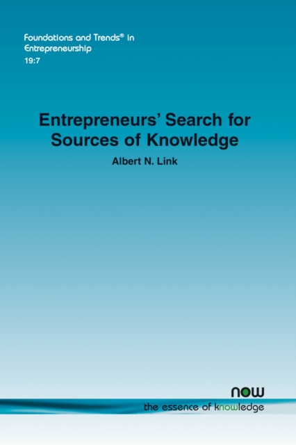 Entrepreneurs’ Search for Sources of Knowledge, Paperback / softback Book