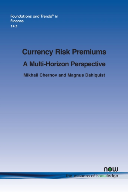 Currency Risk Premiums : A Multi-Horizon Perspective, Paperback / softback Book