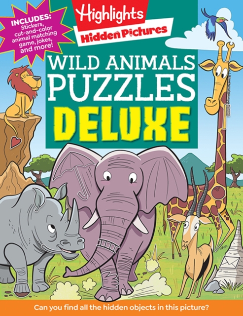 Wild Animals Puzzles Deluxe, Paperback / softback Book