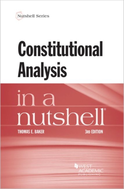 Constitutional Analysis in a Nutshell, Paperback / softback Book