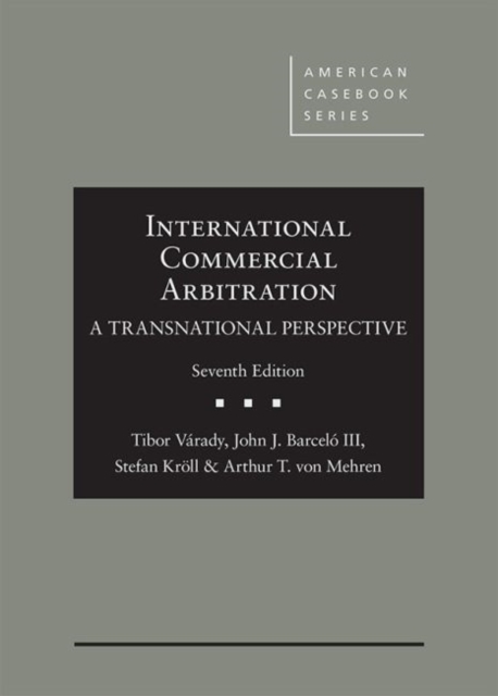 International Commercial Arbitration - A Transnational Perspective, Hardback Book