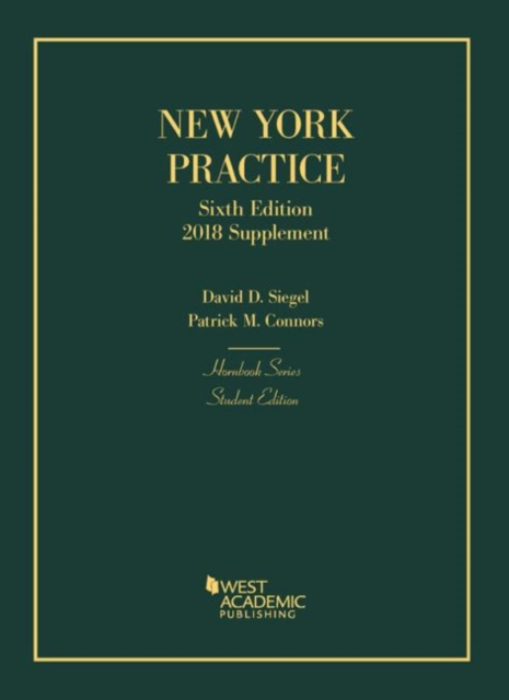 New York Practice, 6th, Student Edition, 2018 Supplement, Paperback / softback Book