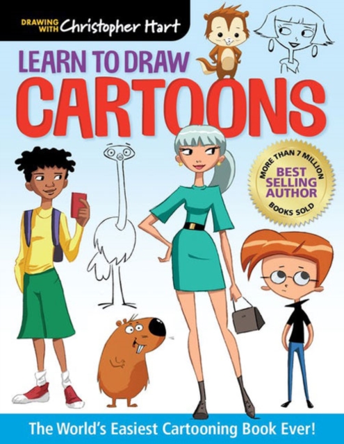 Learn to Draw Cartoons : The World's Easiest Cartooning Book Ever!, Paperback / softback Book