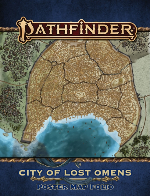 Pathfinder Lost Omens: City of Lost Omens Poster Map Folio (P2), Paperback / softback Book