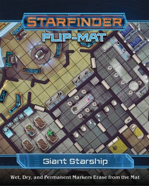 Starfinder Flip-Mat: Giant Starship, Game Book