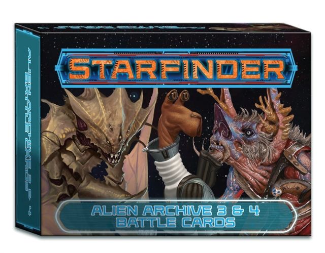 Starfinder Alien Archive 3 & 4 Battle Cards, Game Book