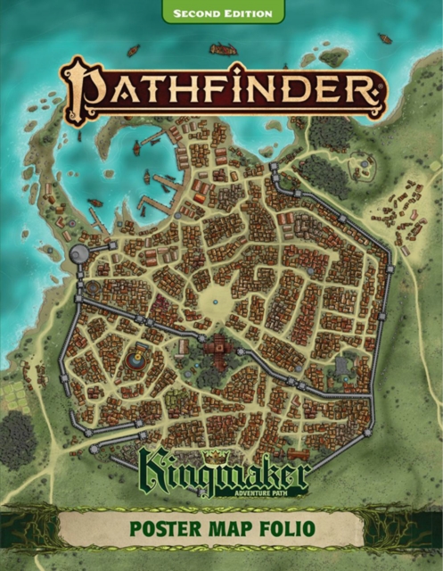 Pathfinder Kingmaker Poster Map Folio, Game Book
