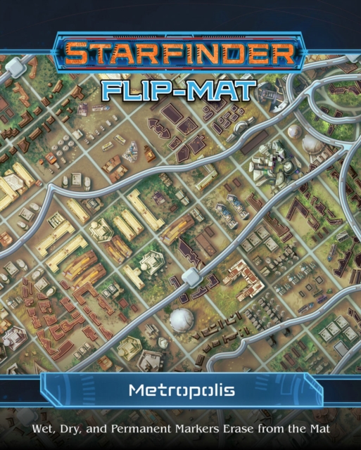 Starfinder Flip-Mat: Metropolis, Game Book