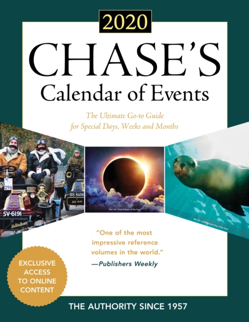 Chase's Calendar of Events 2020 : The Ultimate Go-to Guide for Special Days, Weeks and Months, Paperback / softback Book