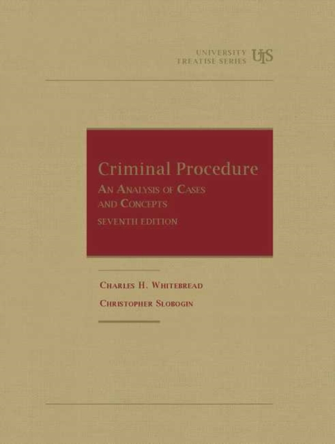 Criminal Procedure : An Analysis of Cases and Concepts, Hardback Book