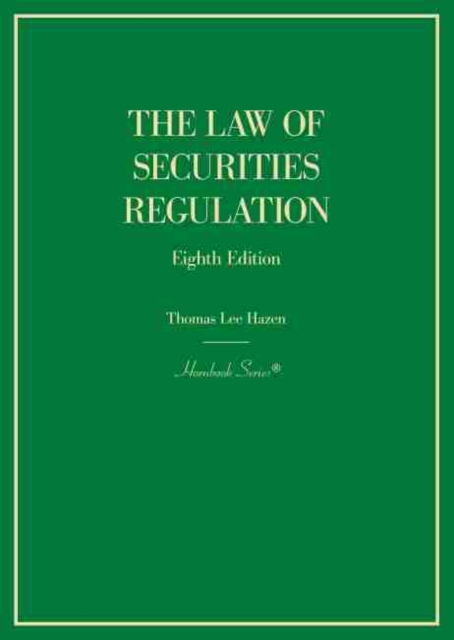 The Law of Securities Regulation, Hardback Book