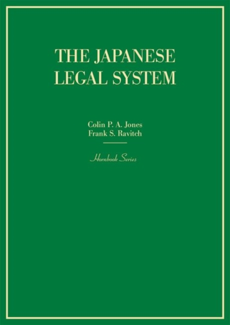 The Japanese Legal System, Hardback Book