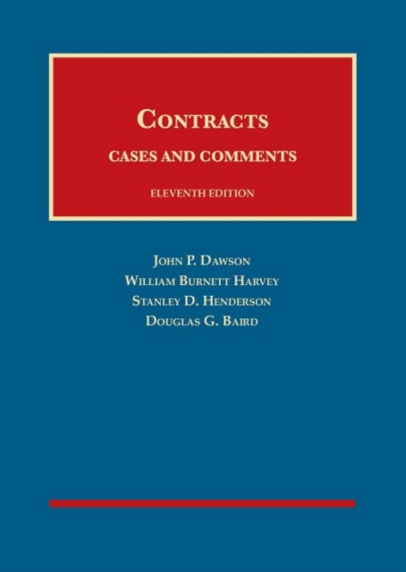 Contracts : Cases and Comments - CasebookPlus, Hardback Book